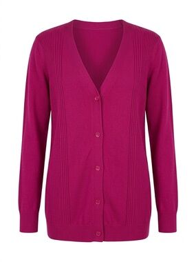 🐚 Bianca Fuchsia Cardigan